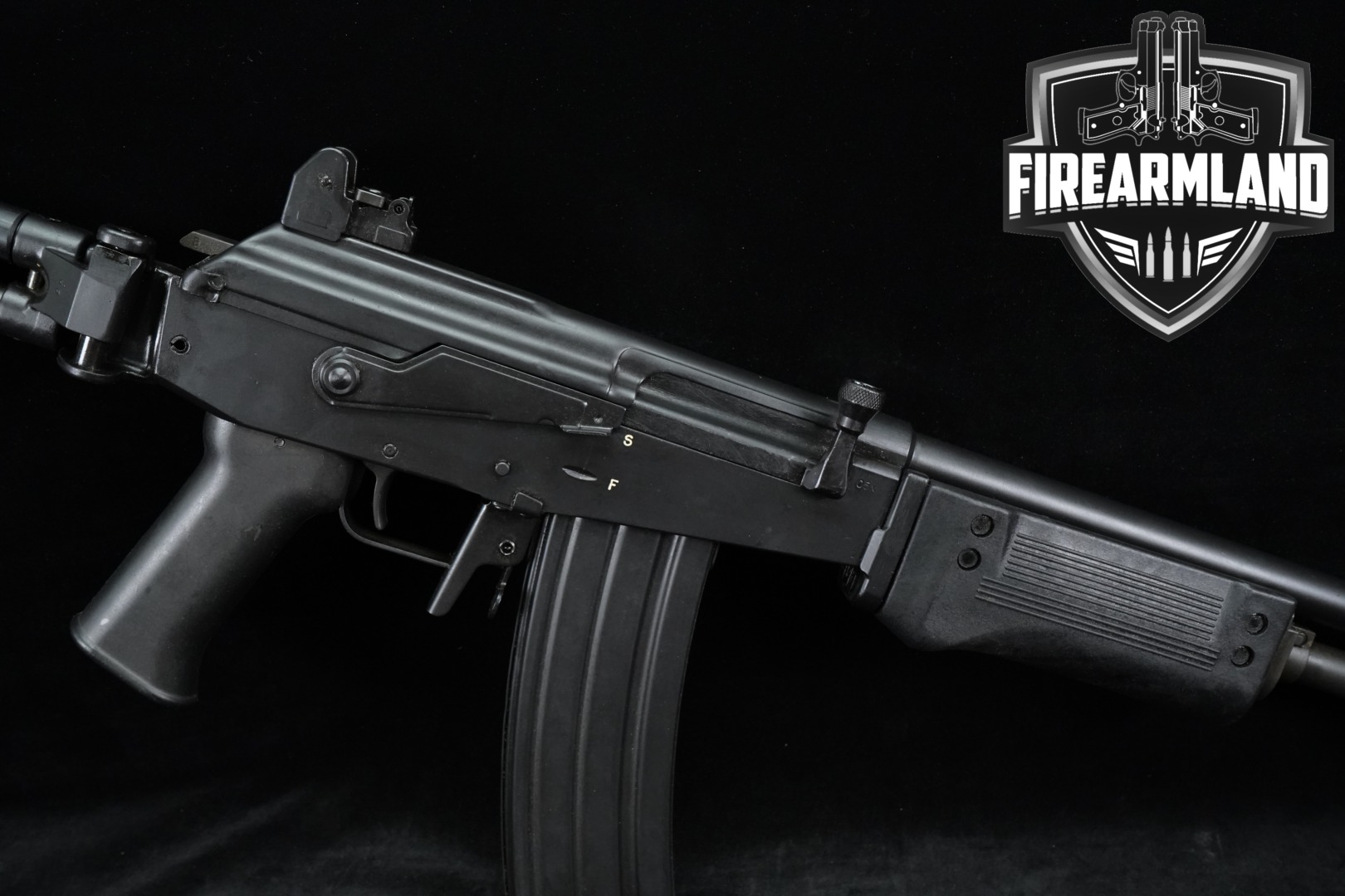 1987-1988 Israeli Military Industries (IMI) Model 386 Galil AR .223 Rem. Black in Very Good Condition Thumbnail