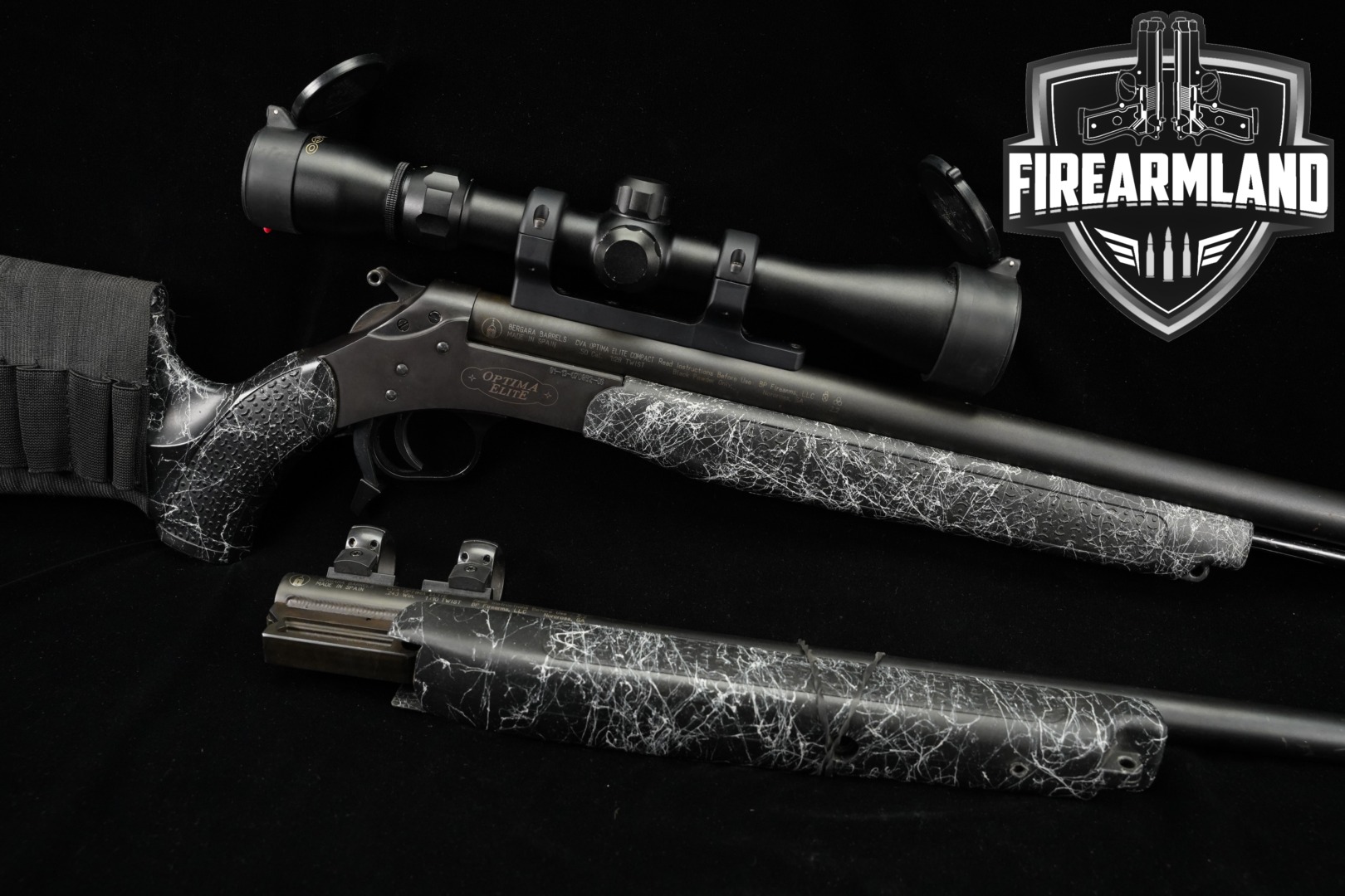 2-BARREL SET CVA Optima Elite Compact 50 BPM 24" +TASCO SCOPE-img-0