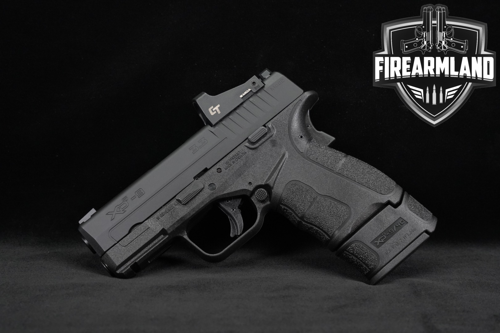 Springfield Armory XD-S Mod.2 OSP 9mm Luger Black in Excellent Condition Thumbnail