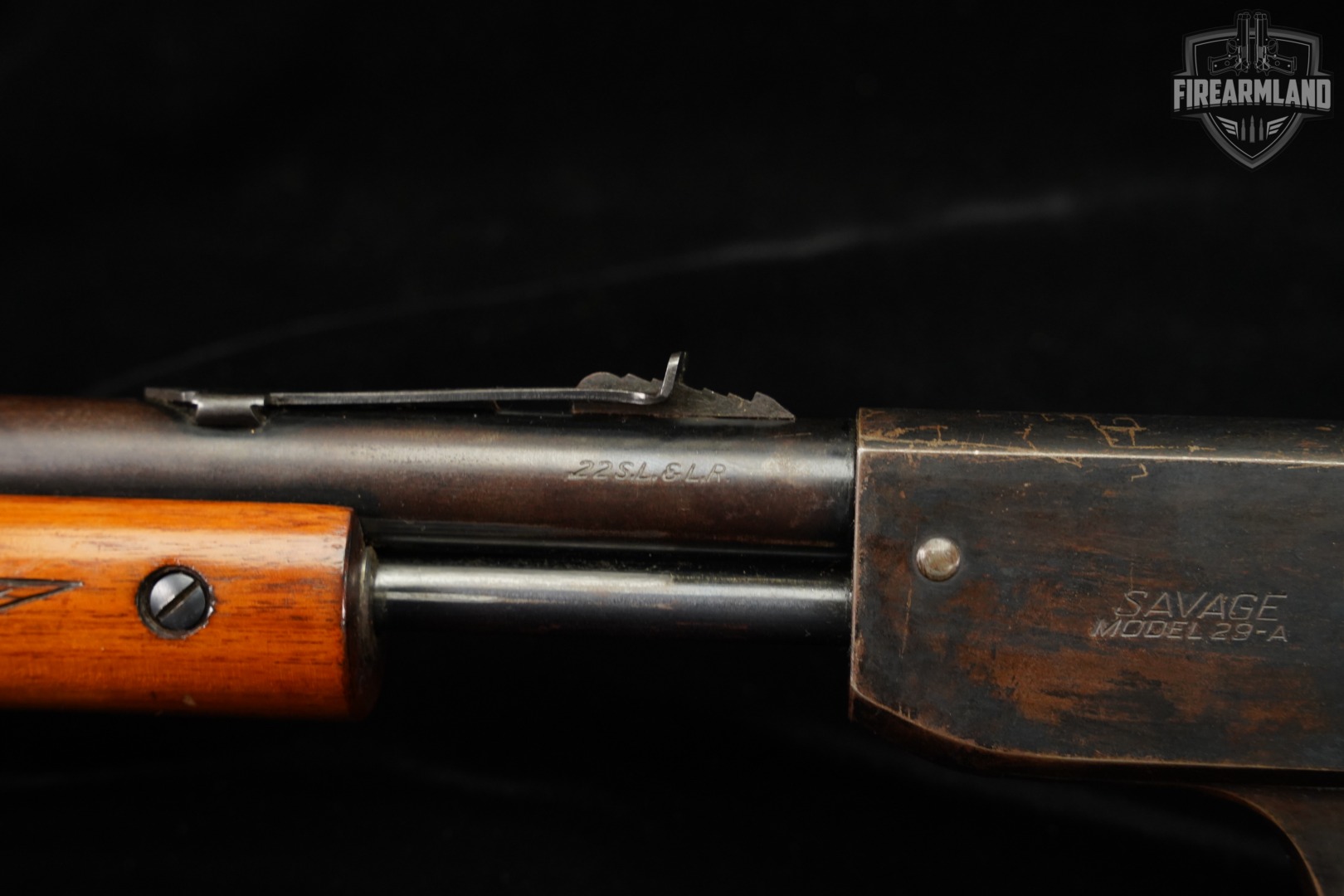Savage Arms Model 29-A 22 S/L/LR 24 Blued & Walnut M29 29A TAKEDOWN-img-19