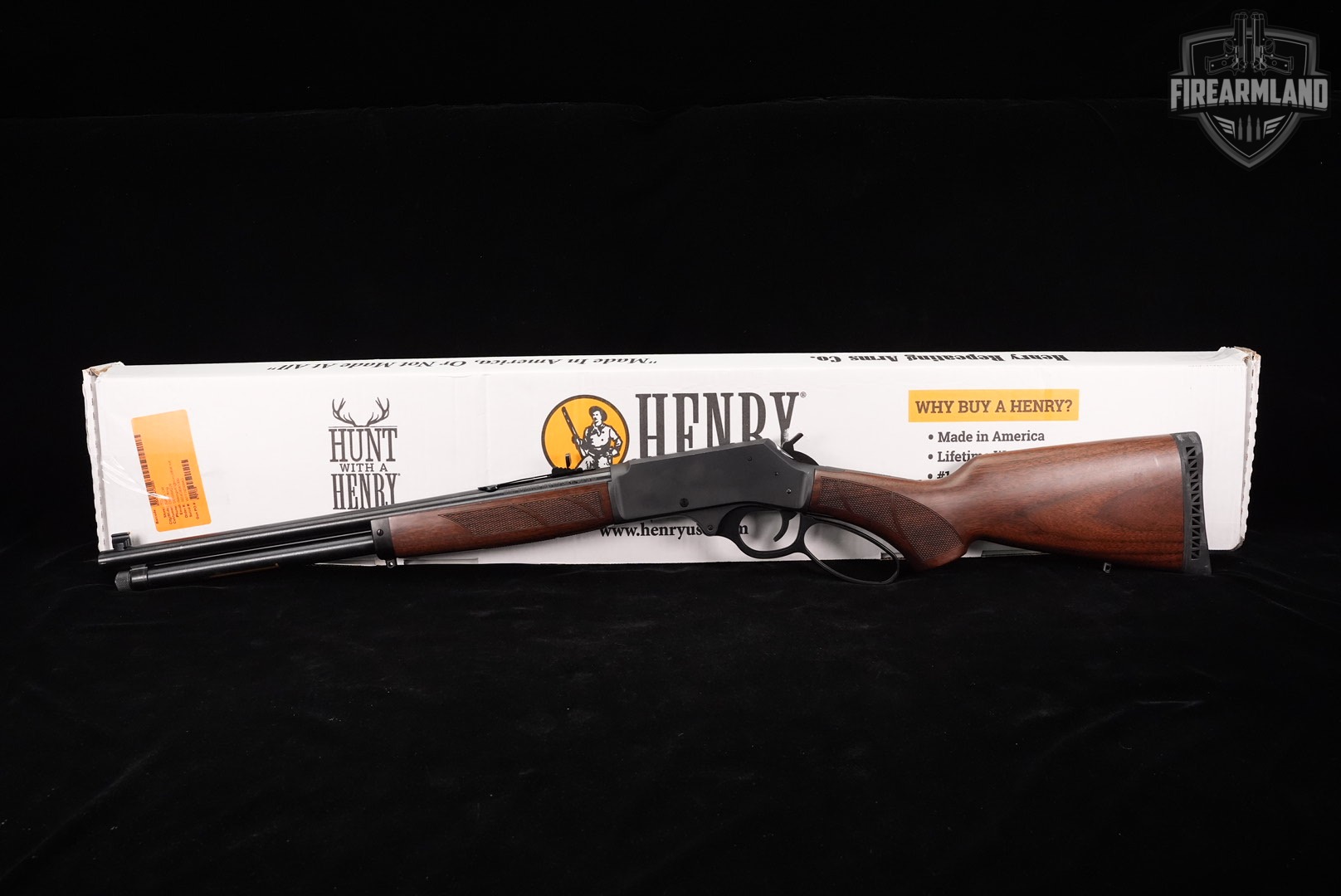 Henry Model H010G 45-70 18.43" Blued & Walnut +ORIG BOX-img-2