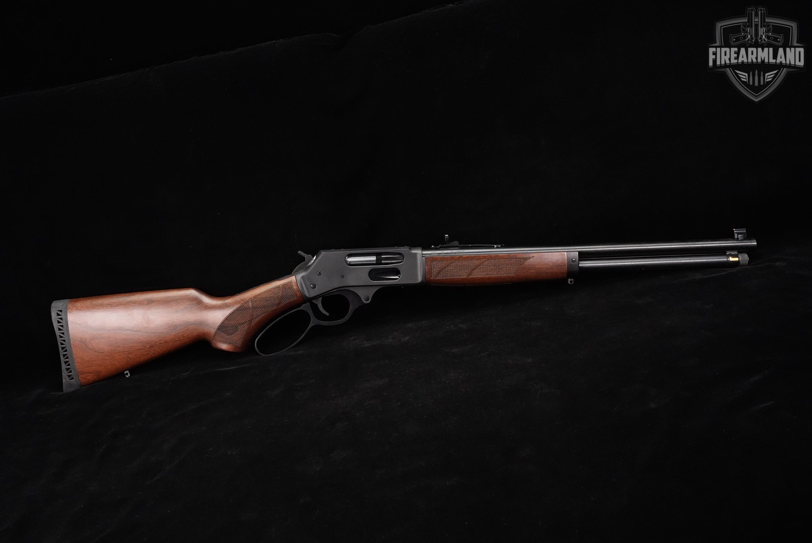 Henry Model H010G 45-70 18.43" Blued & Walnut +ORIG BOX-img-3
