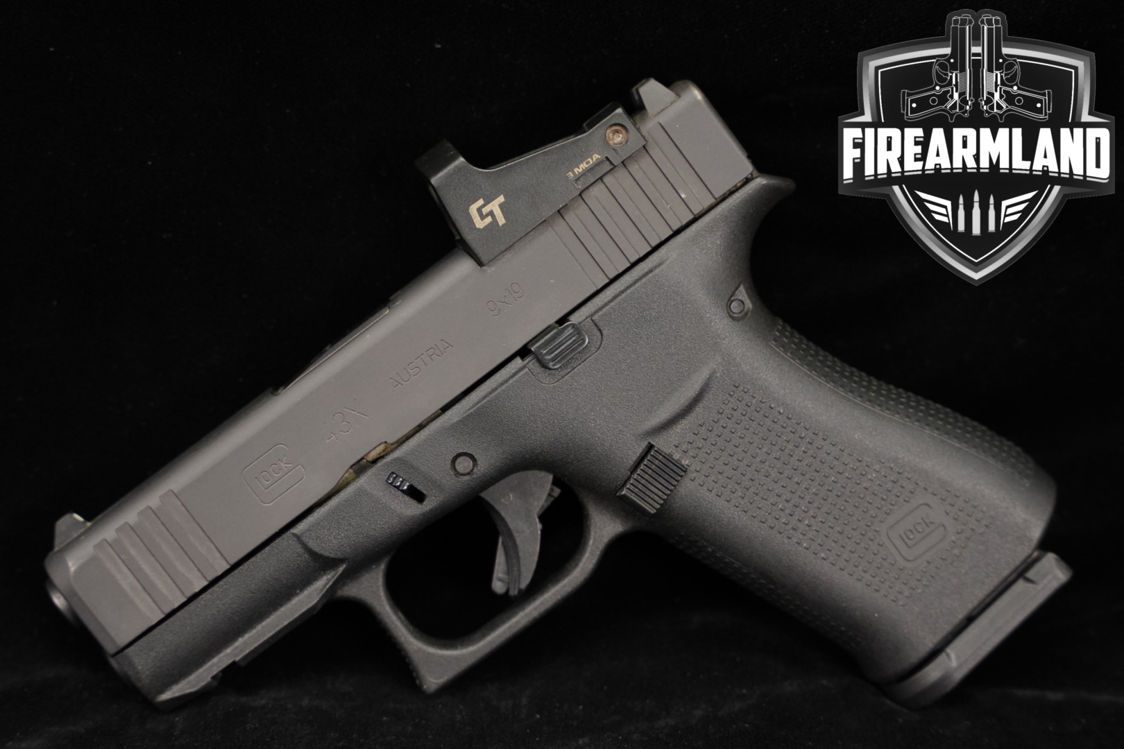 Glock G43X MOS 9mm Luger Black in Good Condition Thumbnail