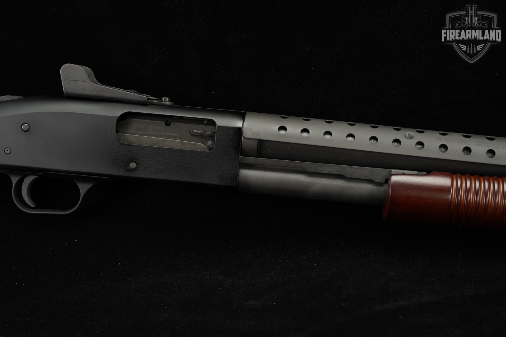 LIKE-NEW Mossberg 590A1 Retrograde 12-Gauge 20" Black & Walnut 590-A1-img-5