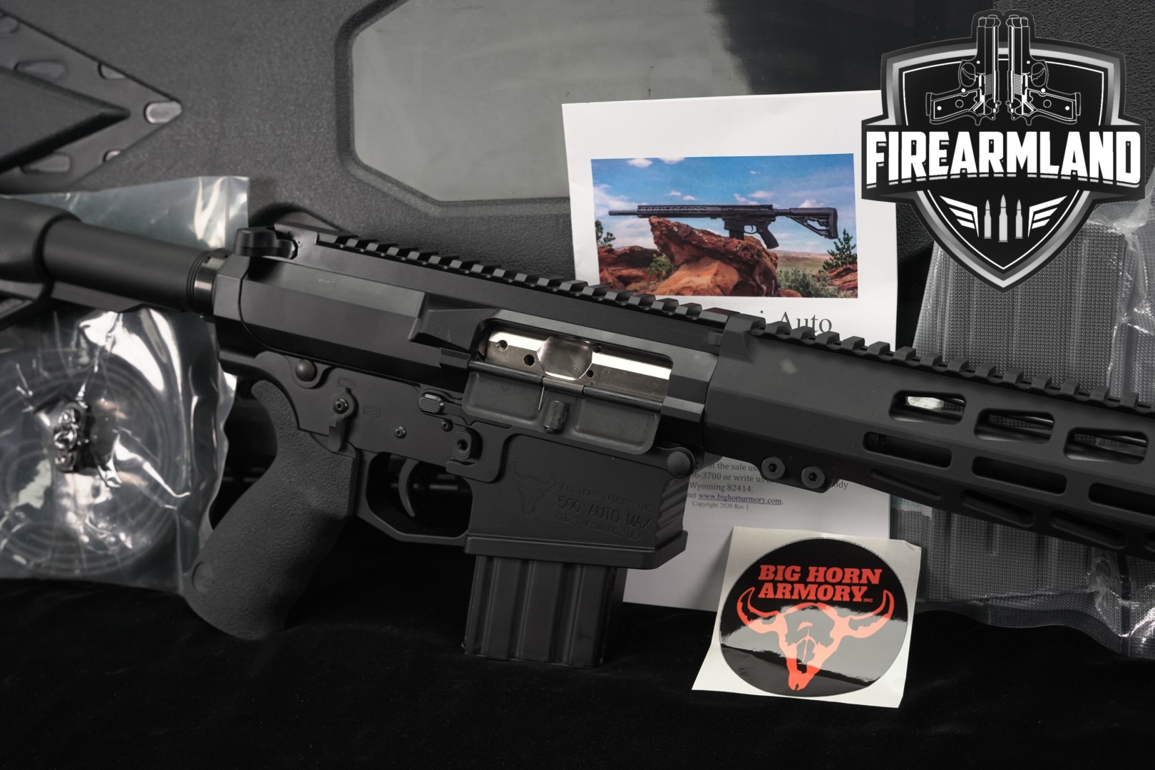 Big Horn Armory AR500 Rifle 500 Auto Max Black in Excellent Condition Thumbnail