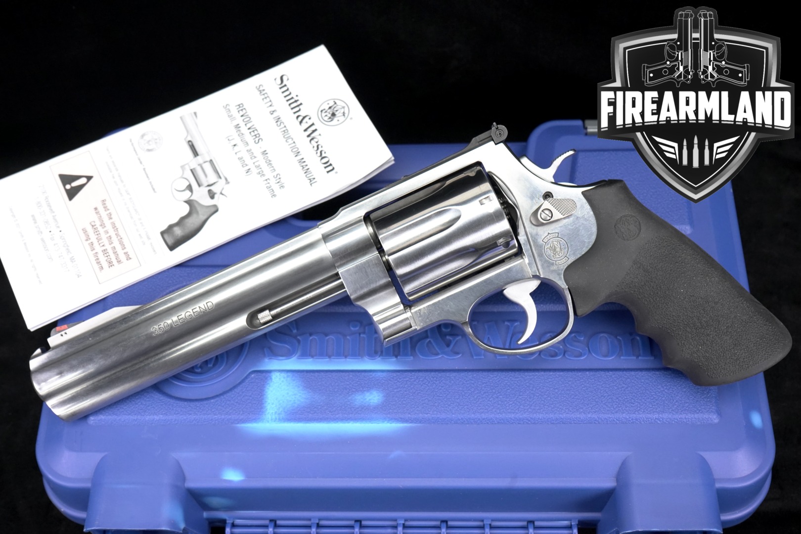 Smith & Wesson (S&W) Model 350 .350 Legend Satin Stainless in Very Good Condition Thumbnail