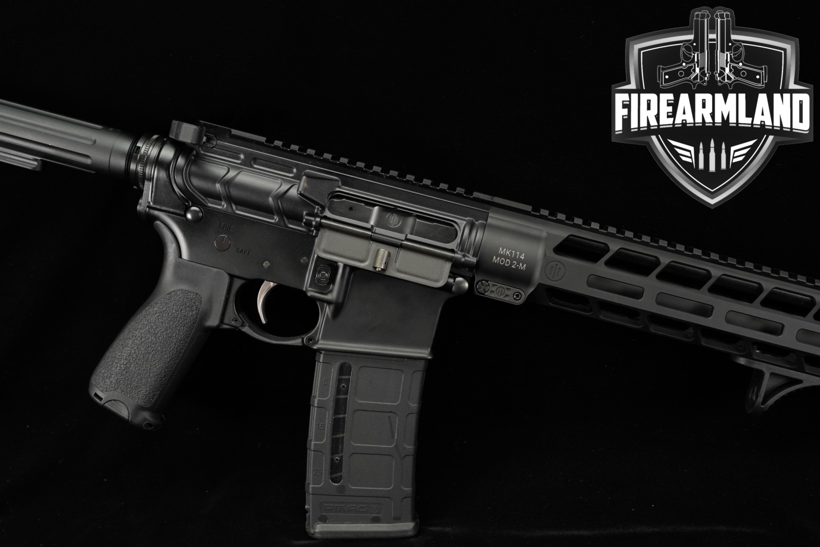 Primary Weapons Systems (PWS) MK114 MOD 2-M .223 Wylde Black in Excellent Condition Thumbnail