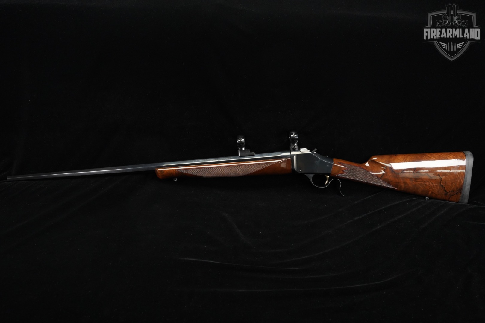 1994 Browning Model 1885 High Wall 270 Win 28" M1885 OCTAGON +SCOPE RINGS-img-2