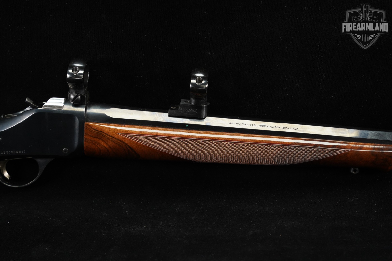 1994 Browning Model 1885 High Wall 270 Win 28" M1885 OCTAGON +SCOPE RINGS-img-5