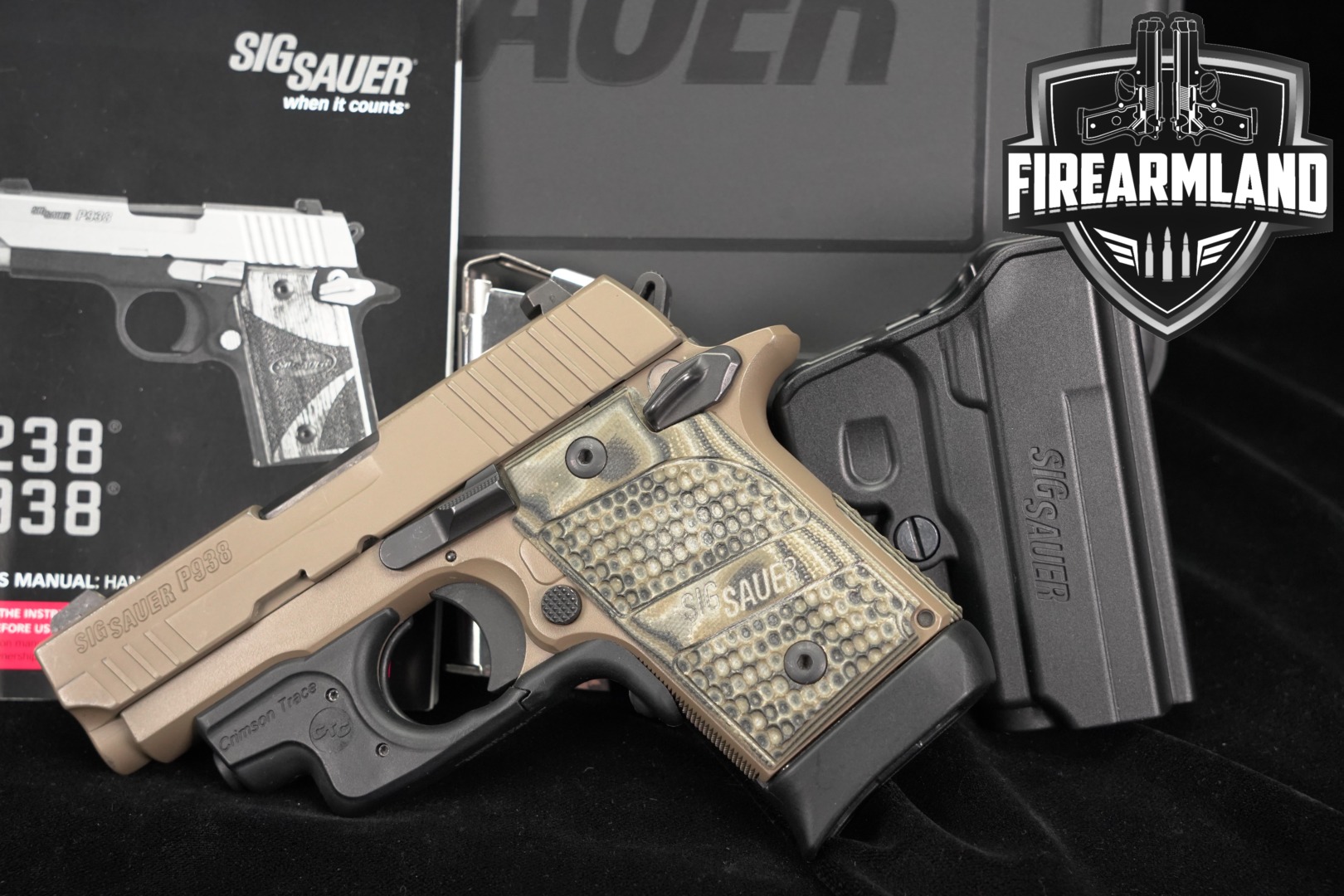 Sig Sauer P938 Scorpion 9mm Luger FDE in Good Condition Thumbnail