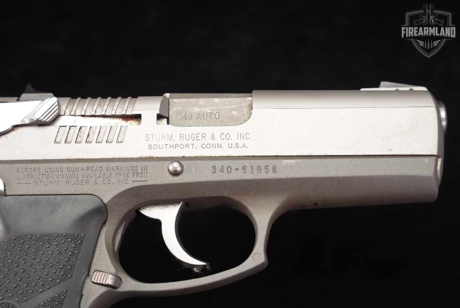 1995 Ruger P944 40 S&W 4.25" Matte Stainless P 94 P94 +2 MAGS, ORIG CASE-img-10