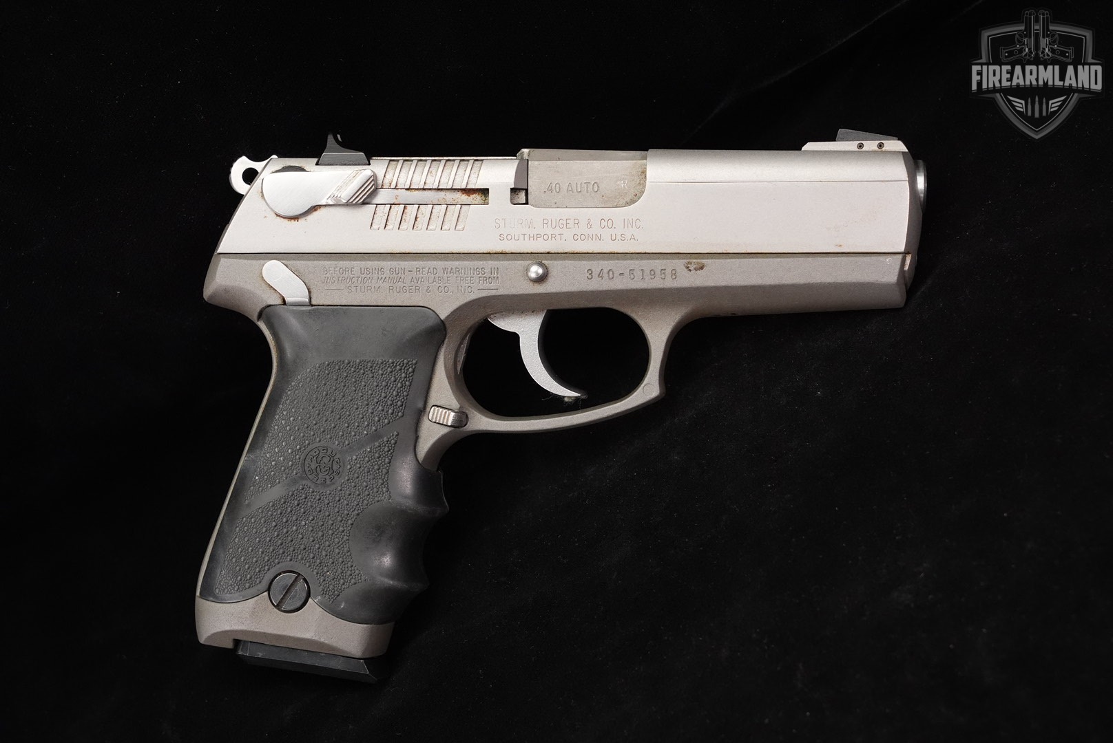 1995 Ruger P944 40 S&W 4.25" Matte Stainless P 94 P94 +2 MAGS, ORIG CASE-img-3