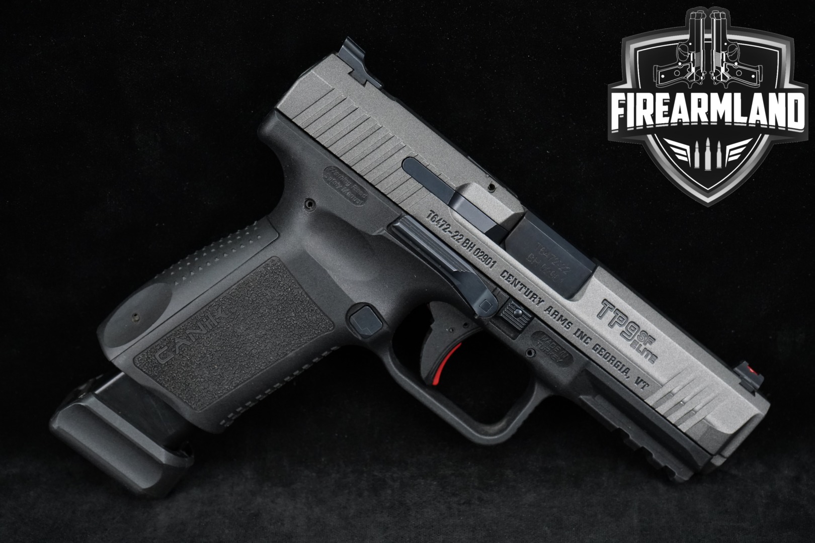 Canik TP9 SF Elite 9mm Luger Tungsten Grey in Very Good Condition Thumbnail