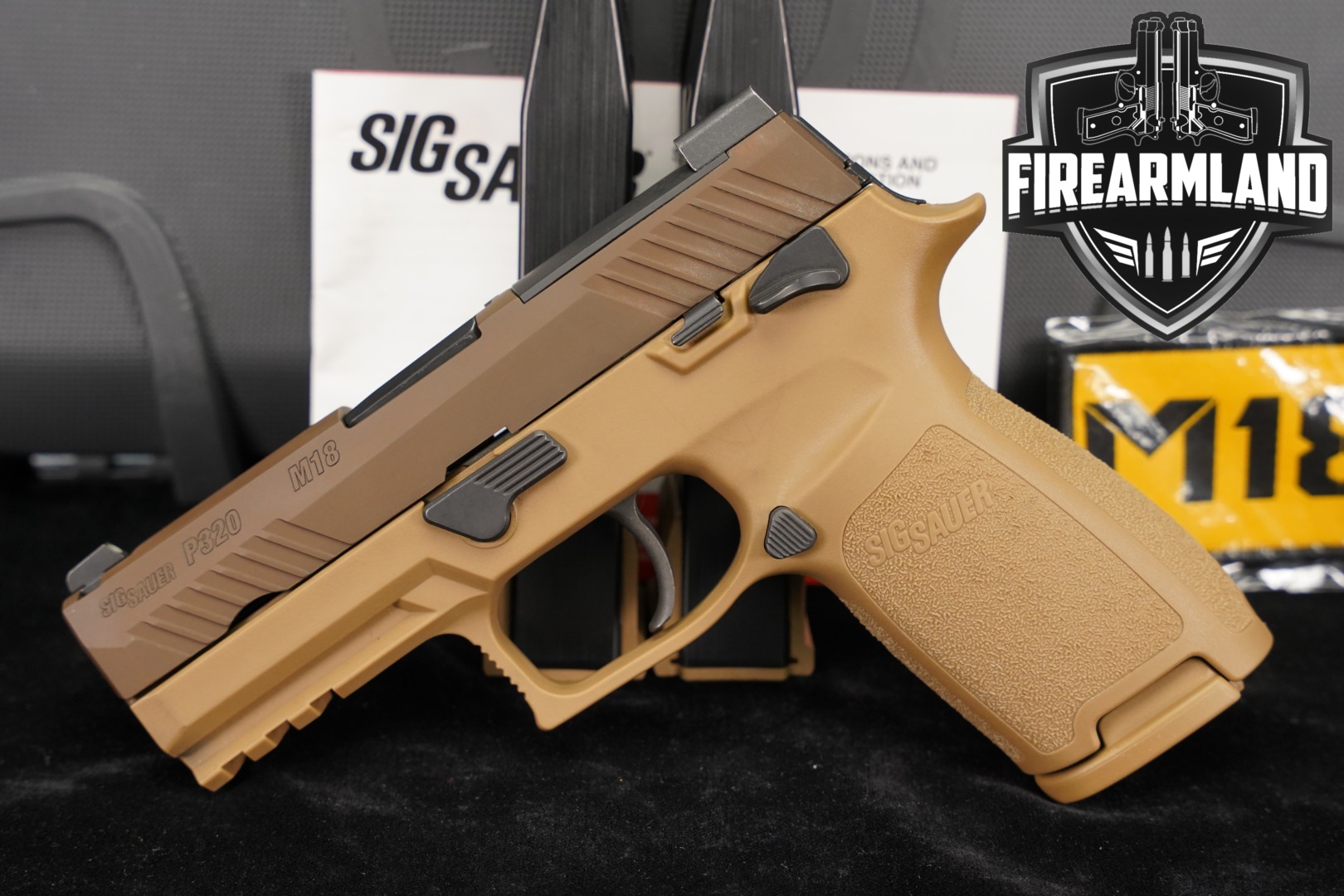 2022 Sig Sauer P320 M18 9mm Luger Coyote in Good Condition Thumbnail