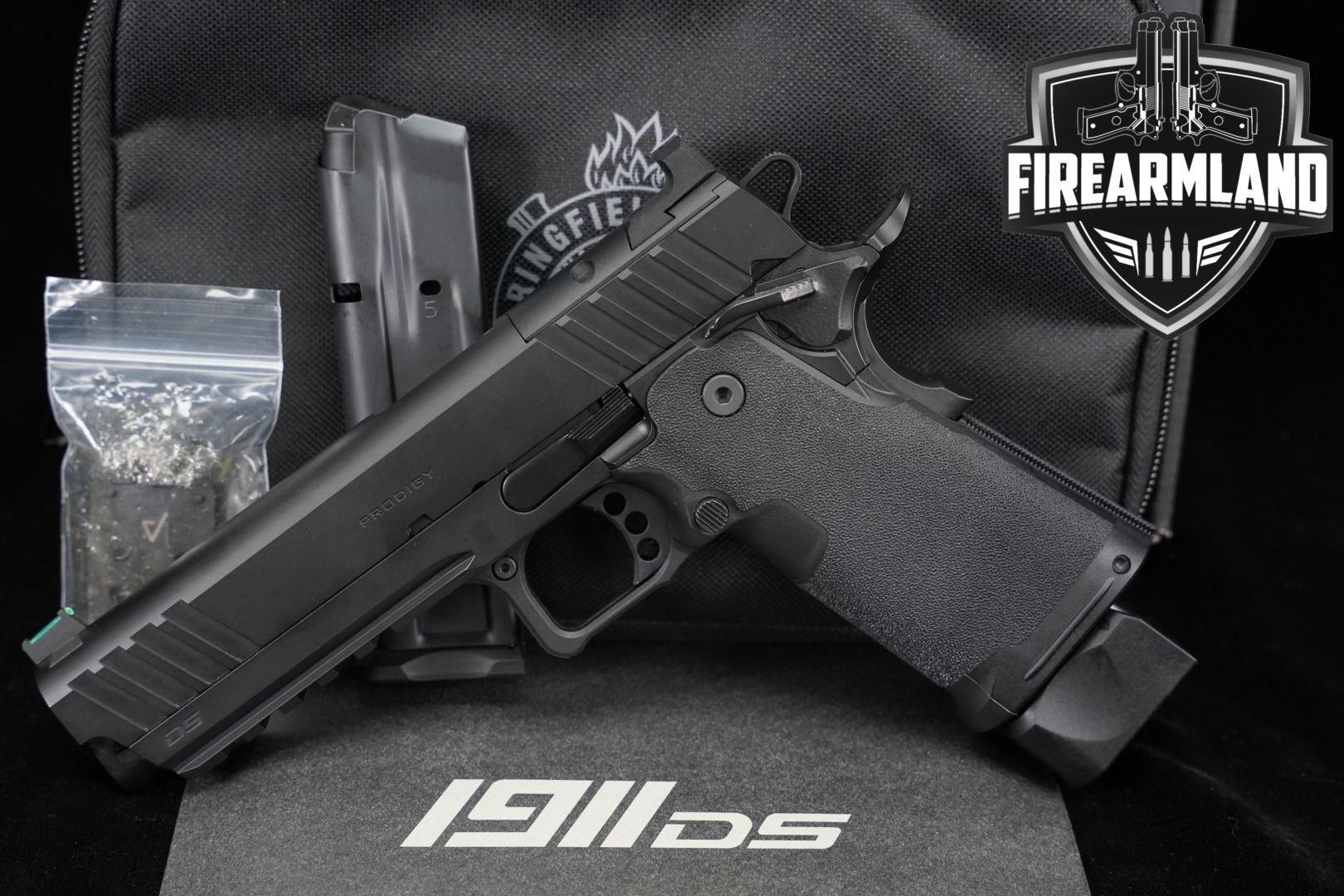 Springfield Armory 1911 DS Prodigy AOS 9mm Luger Black in Excellent Condition Thumbnail