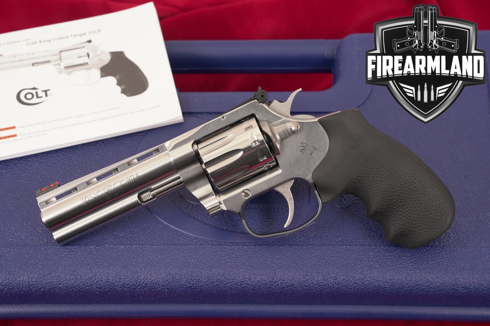Colt King Cobra Target .22 LR Polished Stainless in Very Good Condition Thumbnail