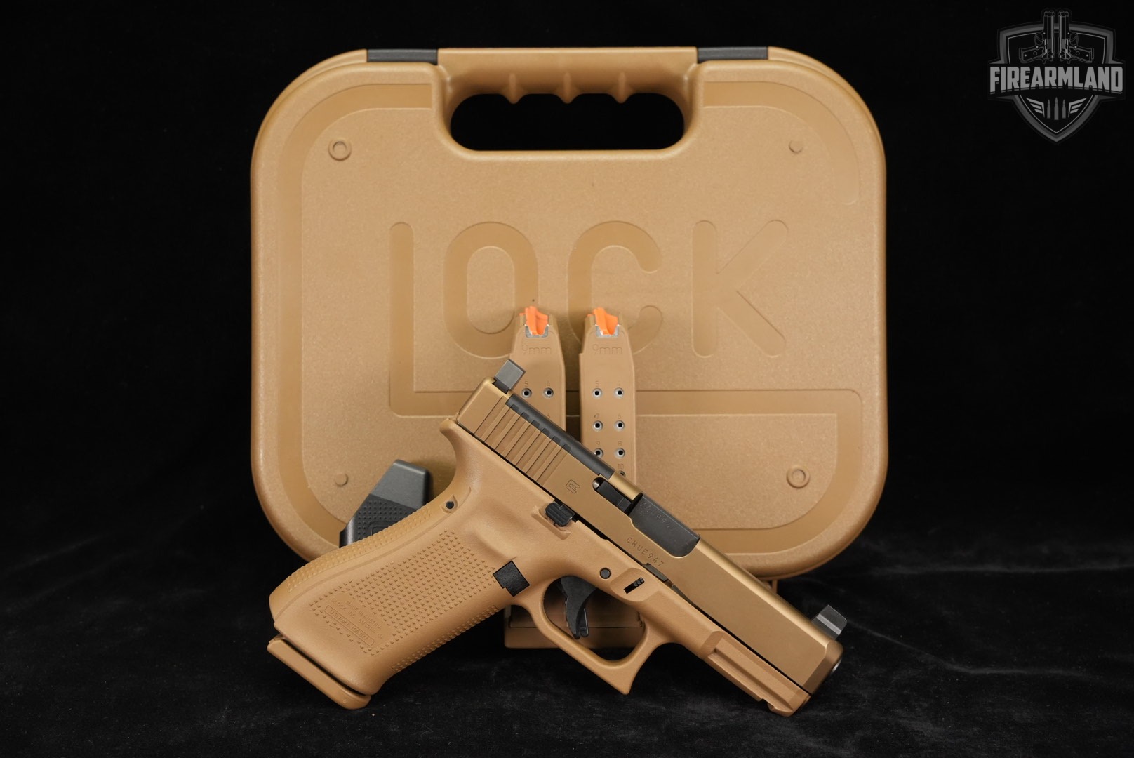 Glock 19X V Series MOS G19X 9mm 4.02 Coyote +3 MAGS & ORIG CASE-img-2
