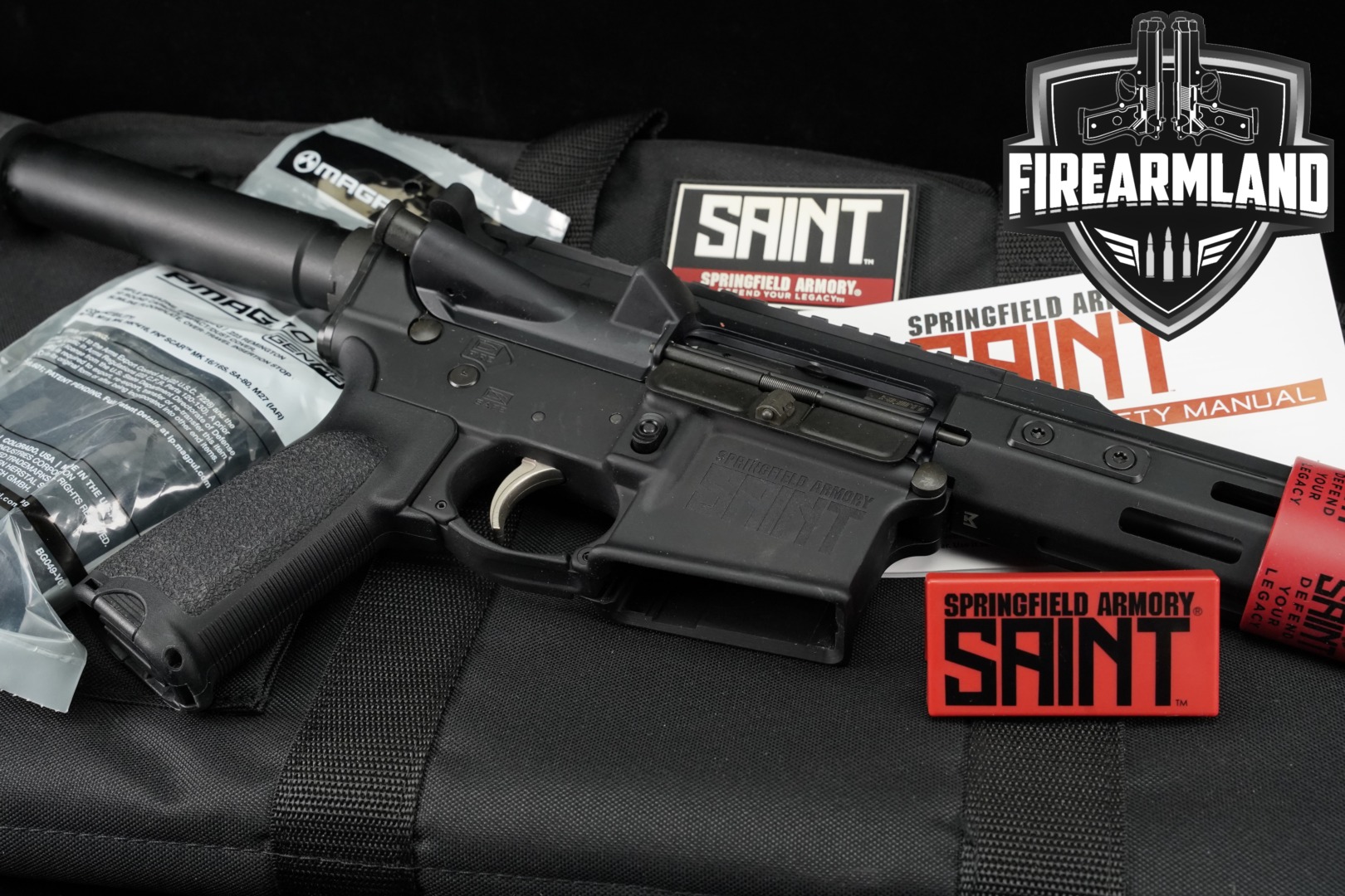 Springfield Armory SAINT Victor Pistol 5.56mm NATO Black in Excellent Condition Thumbnail