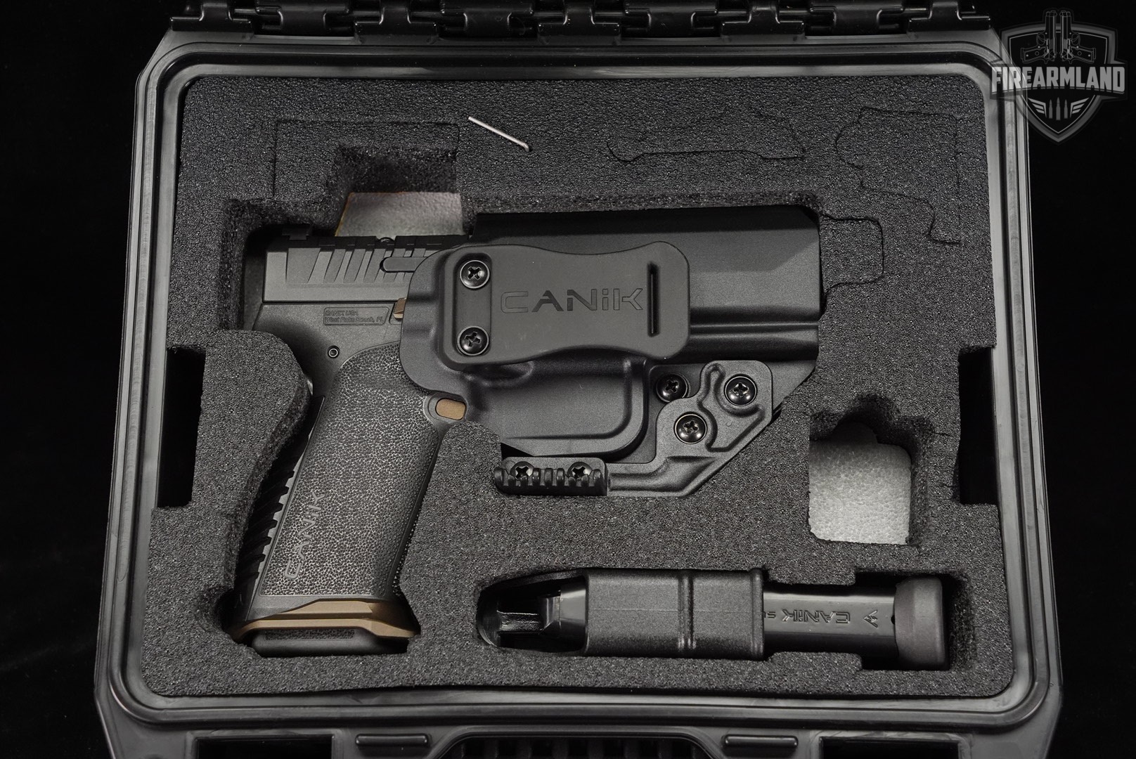 Canik Prime Radian 9mm Optics-Ready Grey MC-9 +2 MAGS, ORIG CASE, HOLSTER-img-18