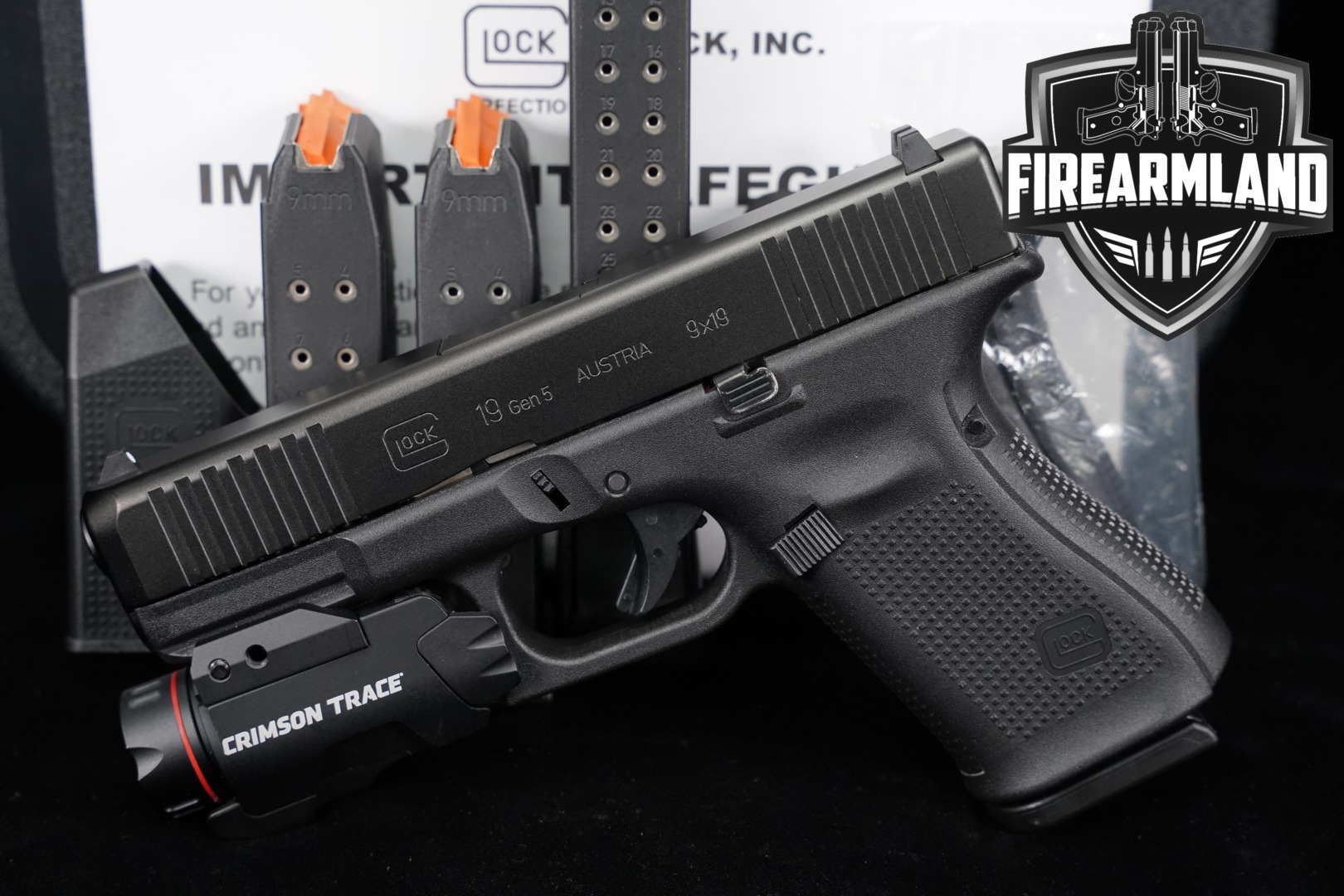 Glock G19 Gen5 9mm Luger Black in Excellent Condition Thumbnail