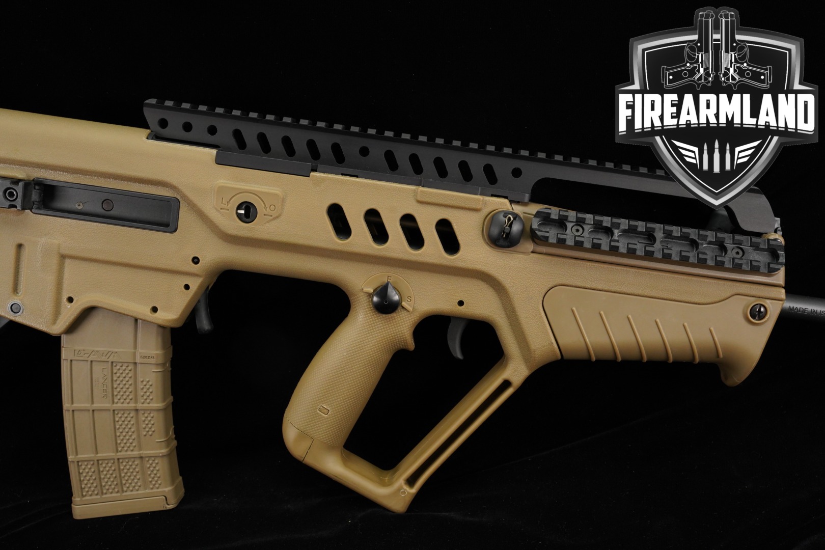IWI Tavor SAR Flat-Top 5.56 NATO 16.5" FDE +5 MAGS-img-0