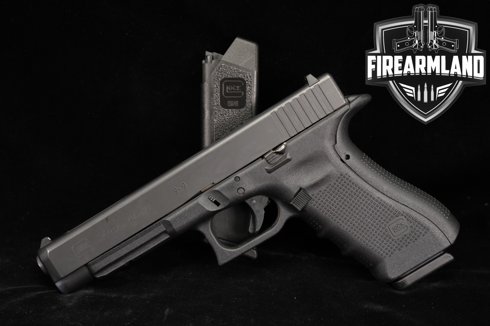 Glock G34 Gen4 9mm Luger Black in Very Good Condition Thumbnail