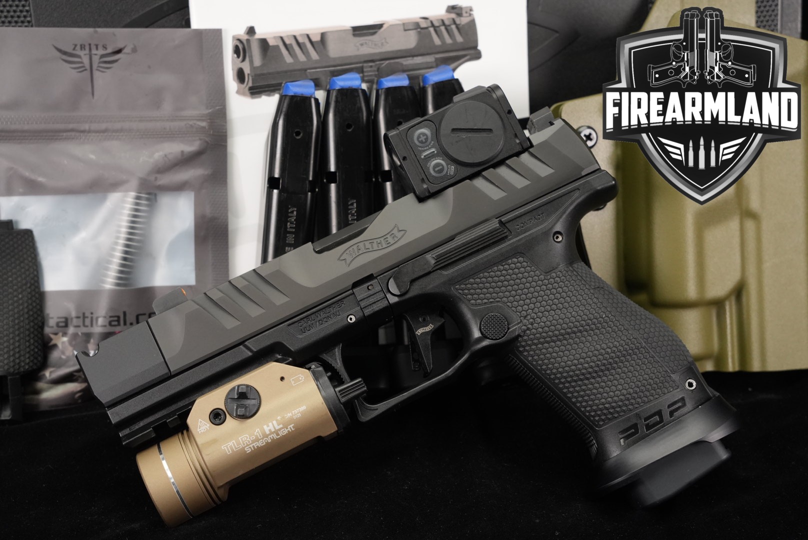 Walther PDP Compact Pro 9mm Luger Two-Tone Black & Gray in Excellent Condition Thumbnail
