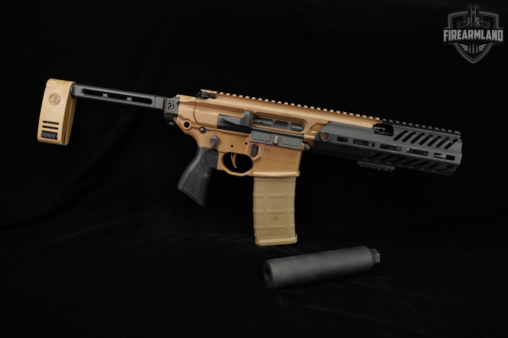 Sig Sauer MCX Rattler Canebrake 300 Blackout 5.5 Coyote Tan PDW-img-2