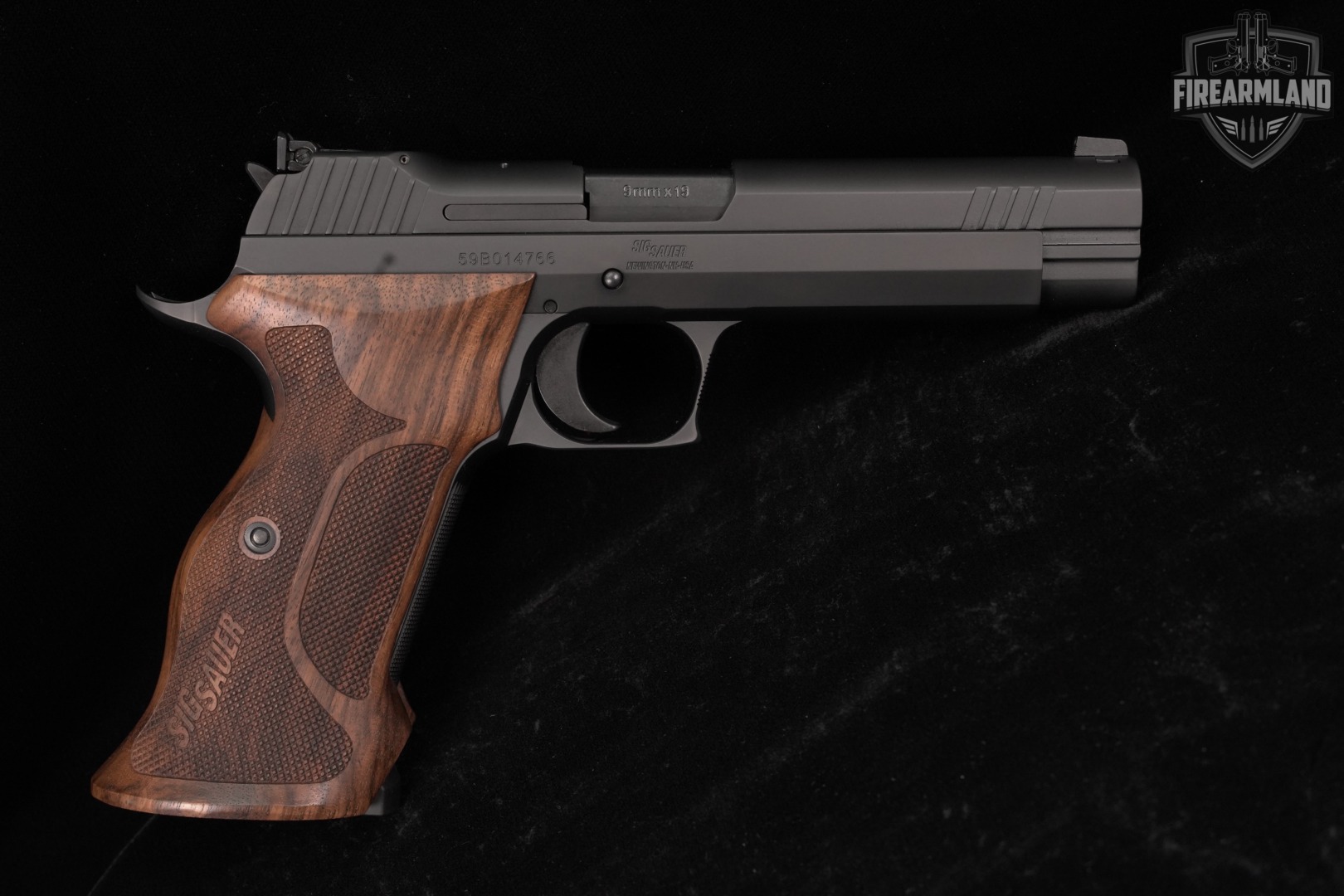Sig Sauer P210A Target 9mm 4.75 P210-A P-210 +2 MAGS & ORIG CASE-img-4