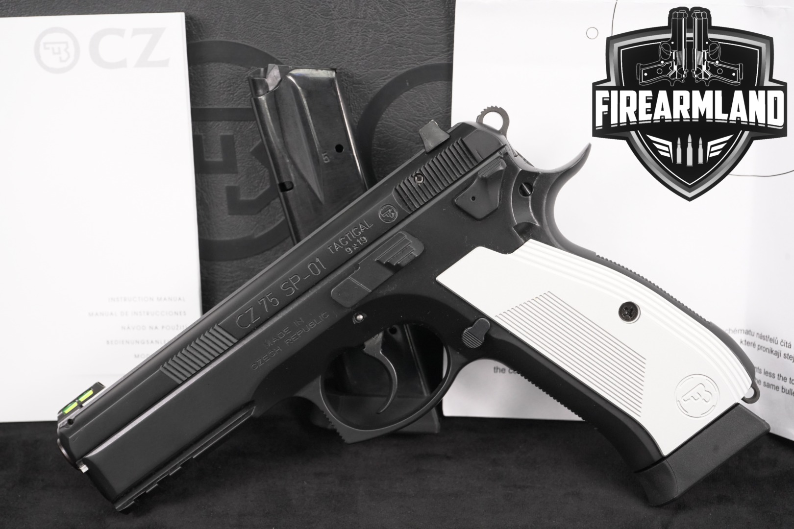CZ CZ 75 SP-01 Tactical 9mm Luger Black in Excellent Condition Thumbnail