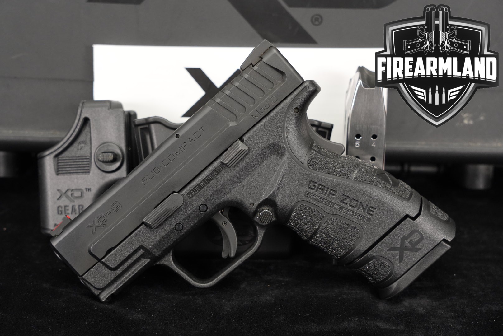 Springfield Armory XD Mod2 Sub-Compact 9mm 3" XD9 +2 MAGS, ORIG CASE-img-0