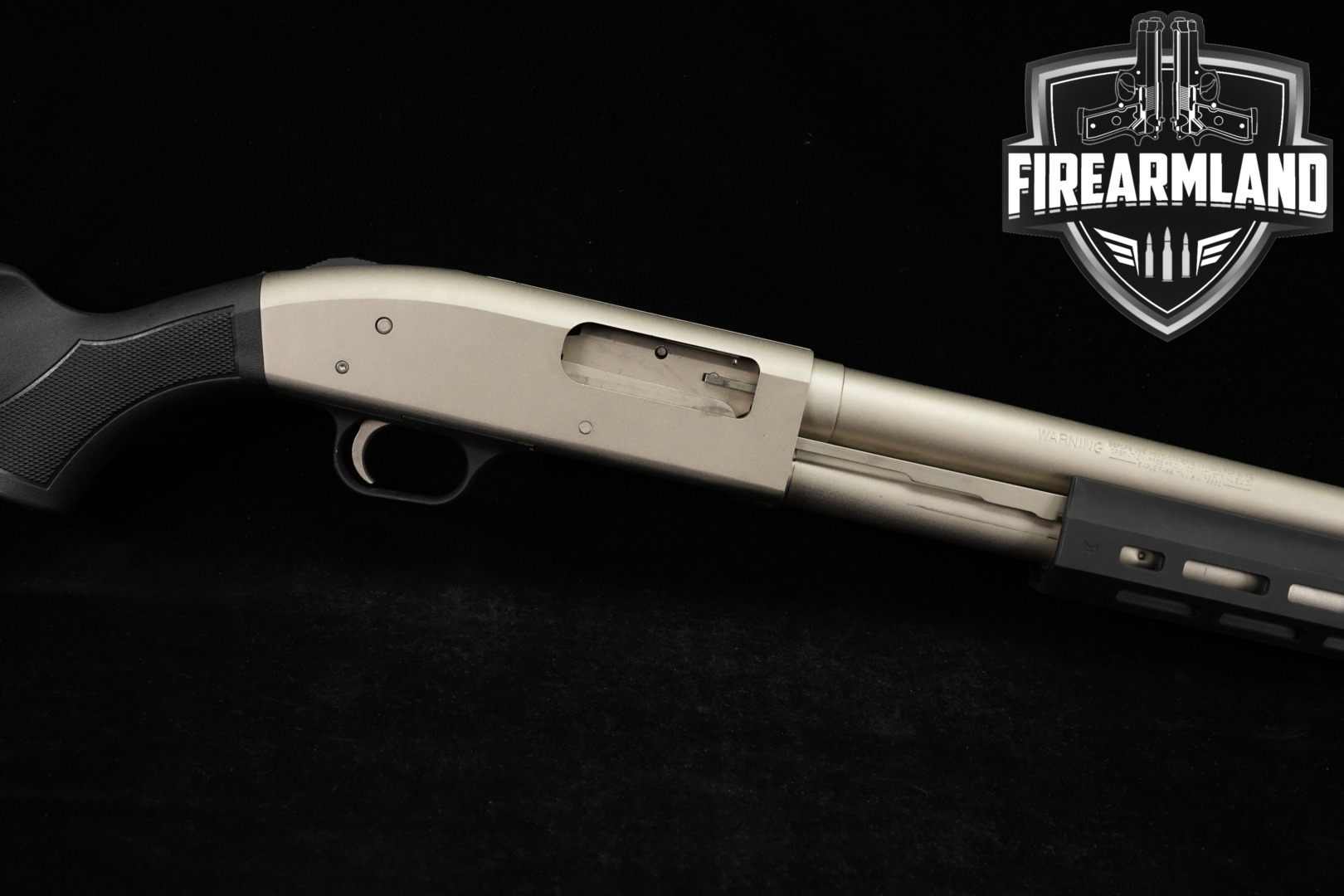 Mossberg 590A1 Marinecote 12 Gauge Marinecote in Very Good Condition Thumbnail