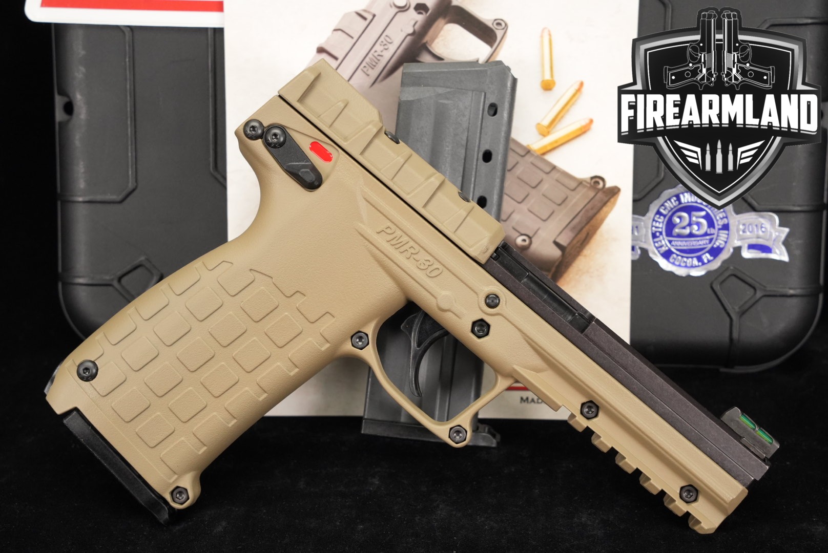 Kel-Tec PMR-30 22 WMR 4.3" Two-Tone FDE KelTec PMR30 +2 MAGS & ORIG CASE-img-0