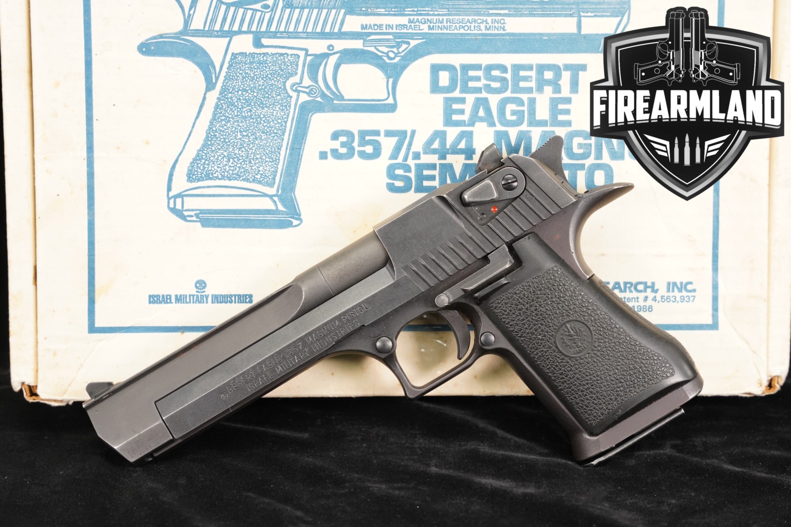 Israeli Military Industries (IMI) Desert Eagle Mark I .357 Mag. Blued in Good Condition Thumbnail