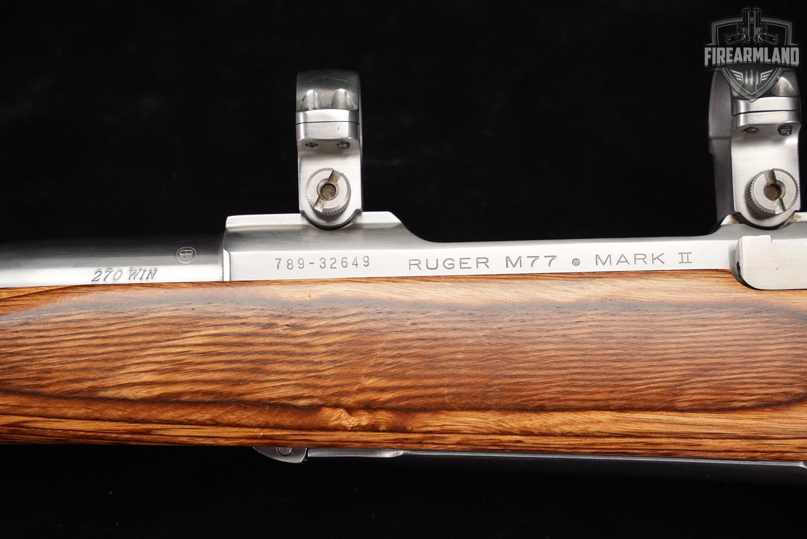 2002 Ruger M77 Mark II 270 Win 22 Satin Stainless & Laminate M-77 MK 2-img-19