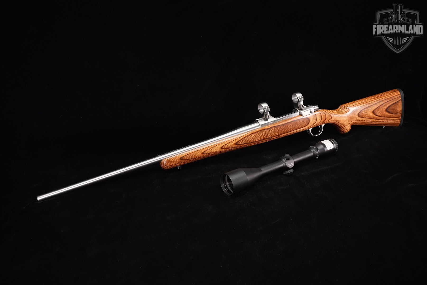 2002 Ruger M77 Mark II 270 Win 22 Satin Stainless & Laminate M-77 MK 2-img-2