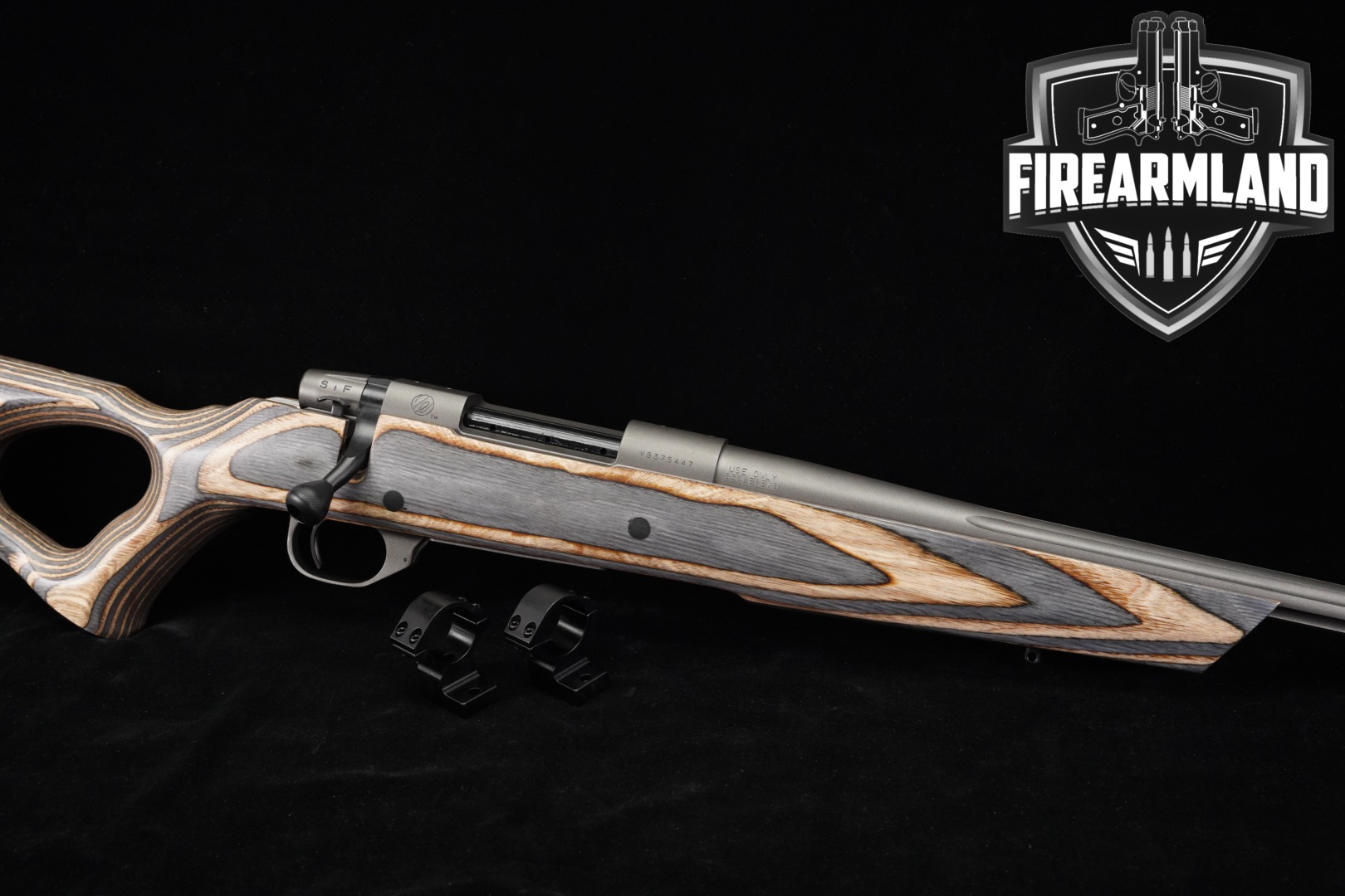 Weatherby Vanguard Spike Camp .350 Legend Gray & Laminate in Excellent Condition Thumbnail