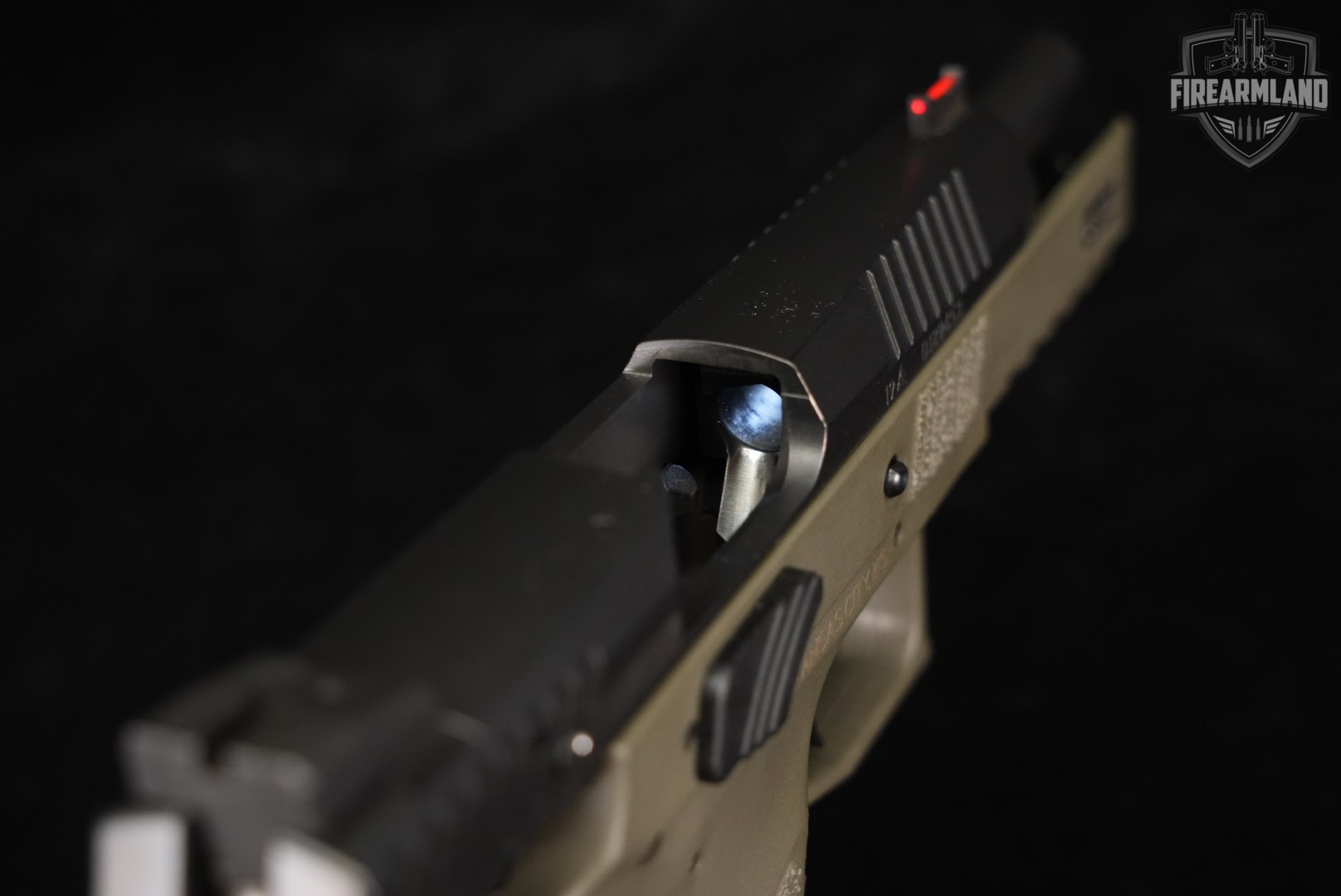 CZ P-09 9mm 4.54" Two-Tone FDE P09 +2 MAGS & HOLSTER-img-10