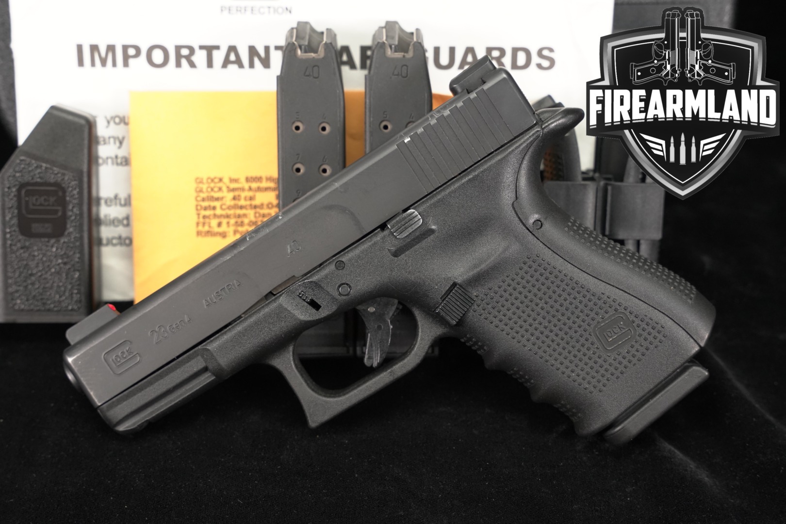 Glock G23 Gen4 .40 S&W Black in Good Condition Thumbnail