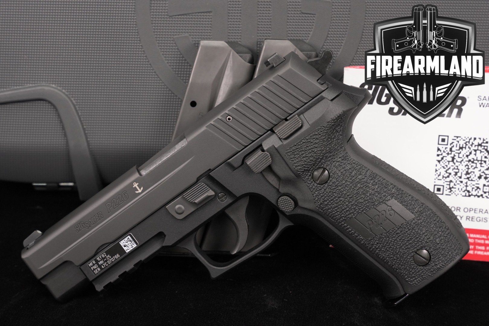 Sig Sauer P226 MK-25 9mm Luger Black in Excellent Condition Thumbnail