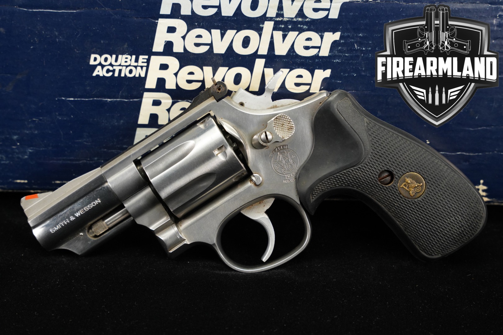 Smith & Wesson Model 66-3 S&W 357 Magnum 2.5" Stainless Revolver +ORIG BOX-img-0