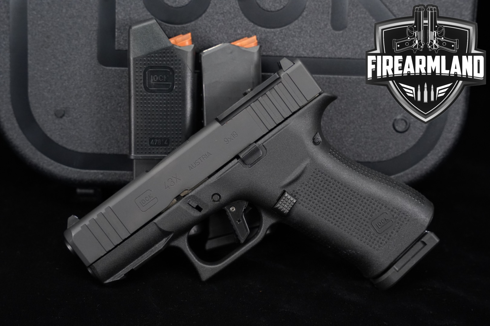 Glock G43X MOS 9mm Luger Black in Excellent Condition Thumbnail