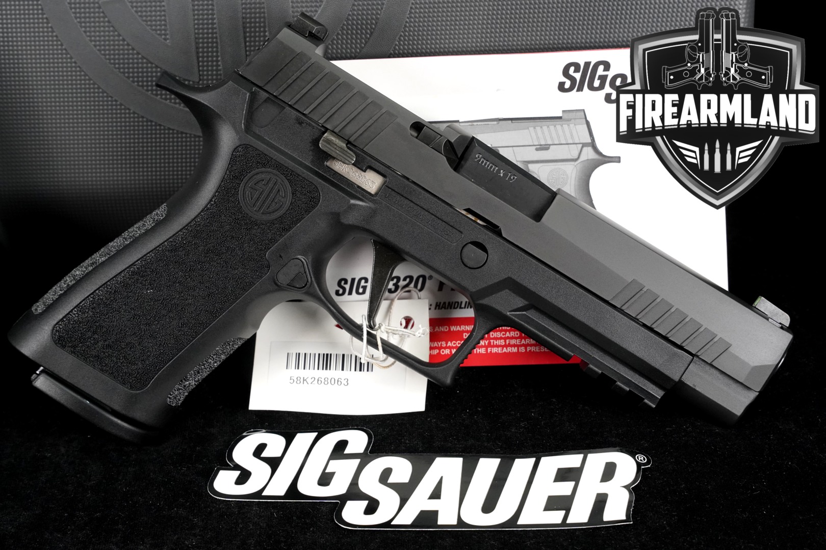 Sig Sauer P320 XSeries XFULL 9mm Luger Black in Excellent Condition Thumbnail