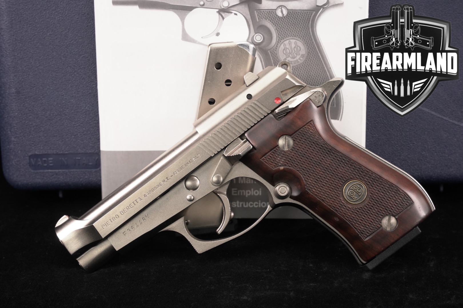 P Beretta 85 FS Cheetah 3.8 Nickel 85FS +2 MAGS & ORIG BOX-img-0