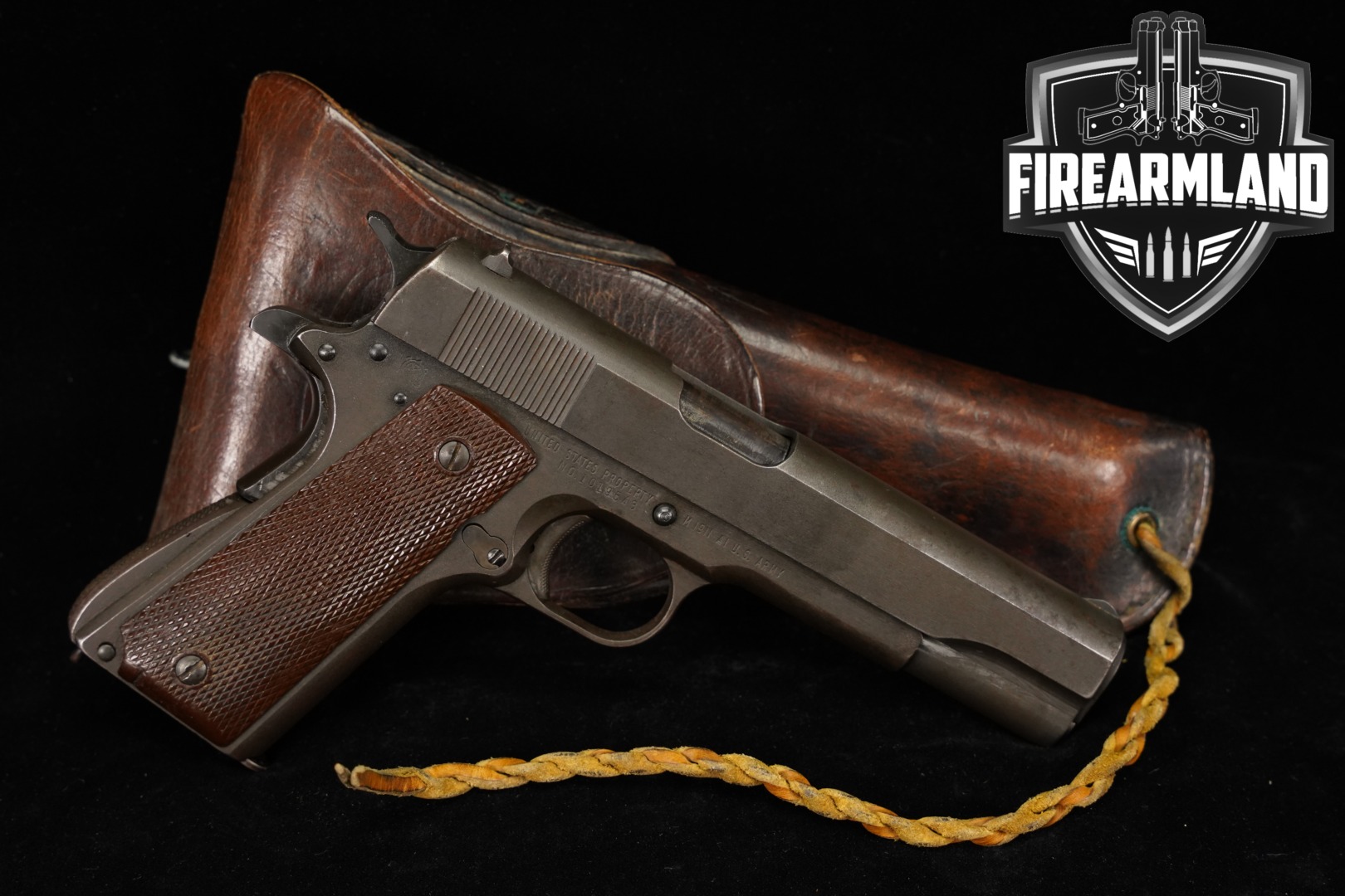 1943 Remington Rand Inc. M1911A1 .45 ACP Parkerized in Fair Condition Thumbnail
