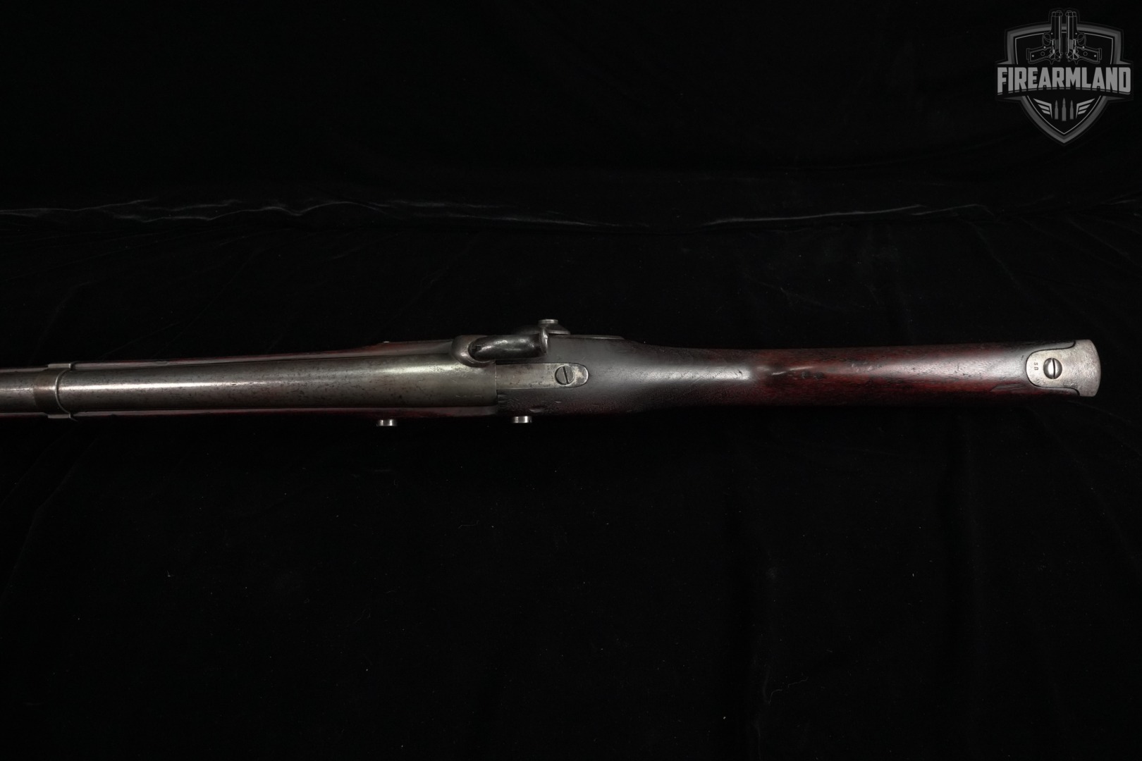 ANTIQUE 1851 Harpers Ferry Model 1842 Musket 69 Caliber 42" Black & Wood-img-10