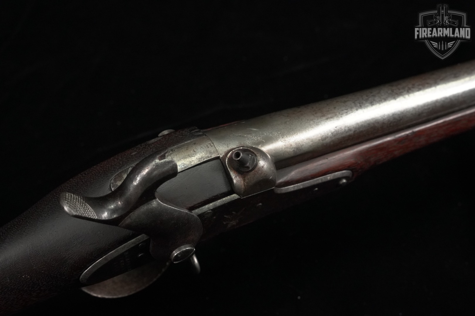 ANTIQUE 1851 Harpers Ferry Model 1842 Musket 69 Caliber 42" Black & Wood-img-15