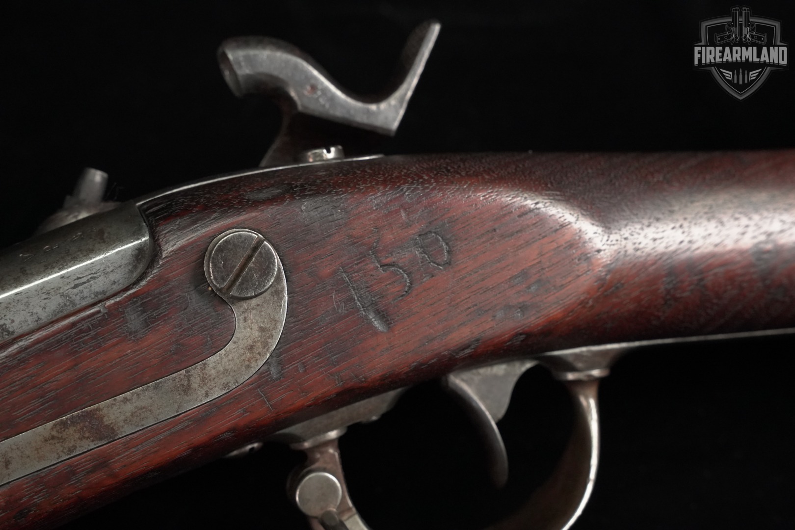 ANTIQUE 1851 Harpers Ferry Model 1842 Musket 69 Caliber 42" Black & Wood-img-18