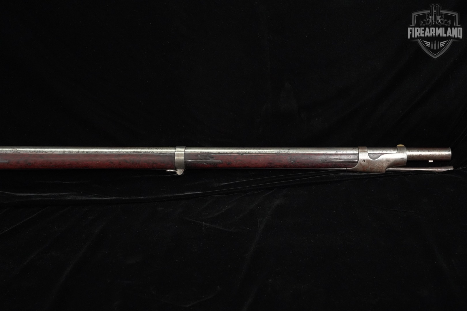 ANTIQUE 1851 Harpers Ferry Model 1842 Musket 69 Caliber 42" Black & Wood-img-5