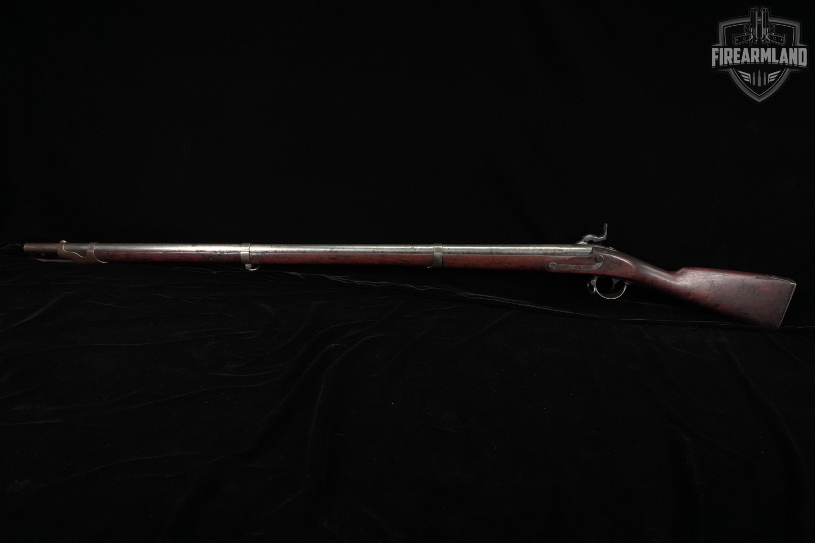 ANTIQUE 1851 Harpers Ferry Model 1842 Musket 69 Caliber 42" Black & Wood-img-6